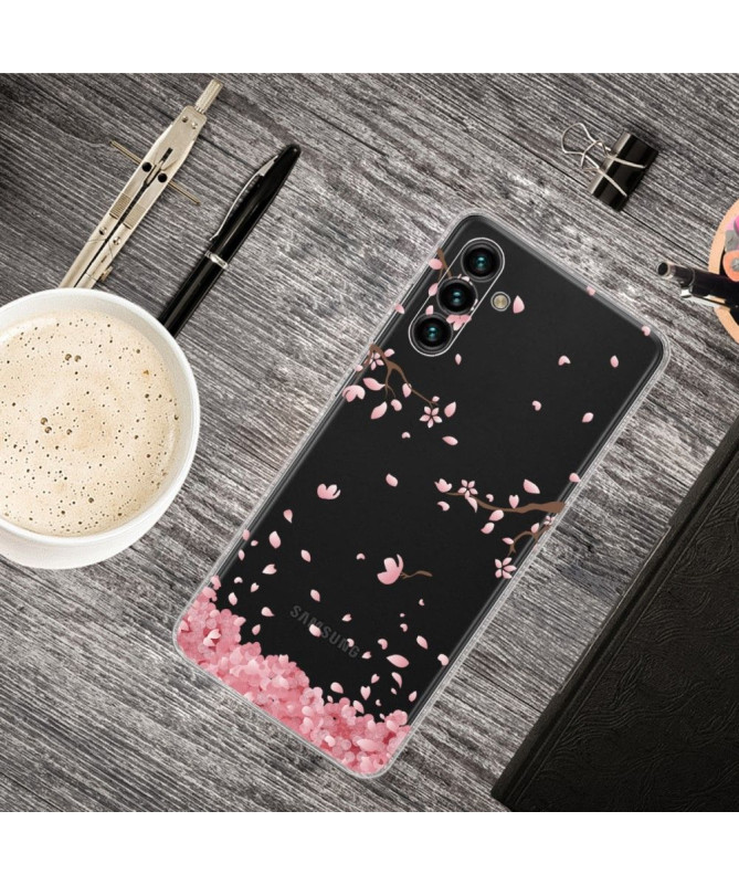 Coque Samsung Galaxy A13 5G / 04s Fleurs Roses