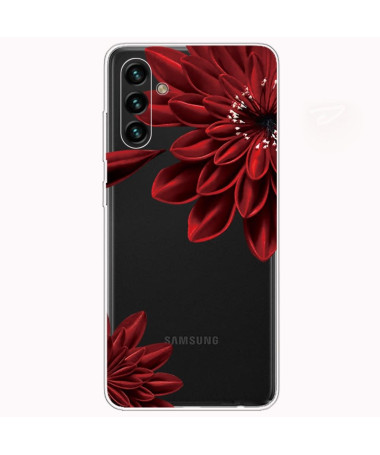 Coque Samsung Galaxy A13 5G / 04s Fleurs Rouges