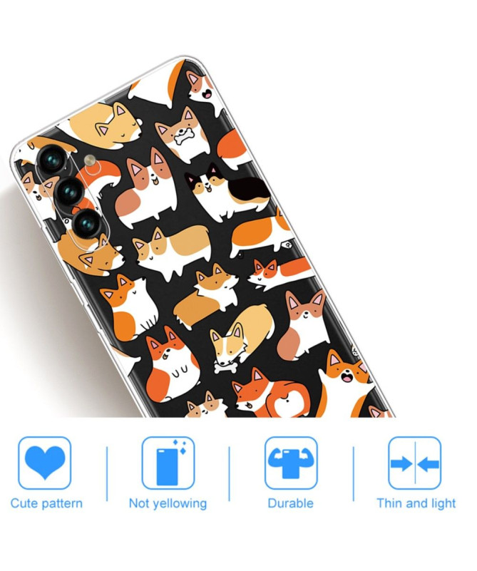 Coque Samsung Galaxy A13 5G / 04s Chiens cartoon