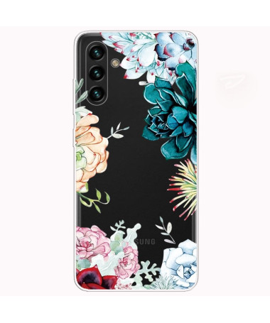 Coque Samsung Galaxy A13 5G / 04s variété de fleurs