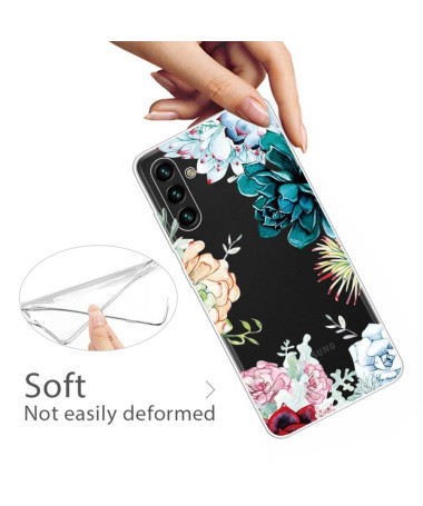 Coque Samsung Galaxy A13 5G / 04s variété de fleurs