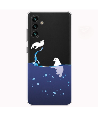 Coque Samsung Galaxy A13 5G / 04s phoque et ours blanc