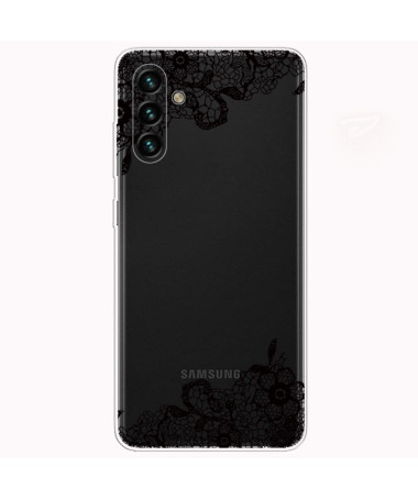 Coque Samsung Galaxy A13 5G / 04s fleur dentelle