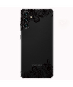 Coque Samsung Galaxy A13 5G / 04s fleur dentelle