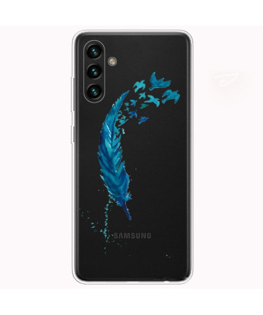 Coque Samsung Galaxy A13 5G / 04s Plume et Oiseaux