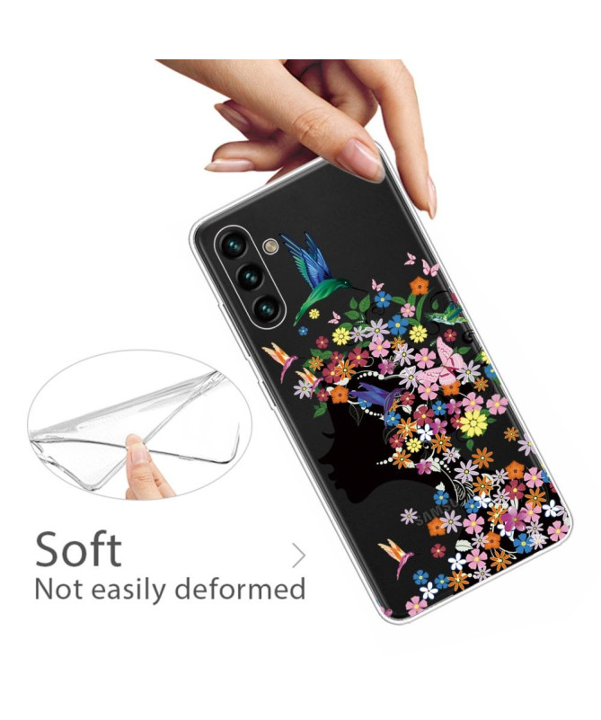 Coque Samsung Galaxy A13 5G / 04s Colibri Fleurs