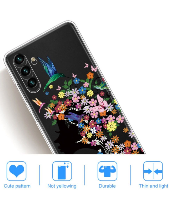 Coque Samsung Galaxy A13 5G / 04s Colibri Fleurs