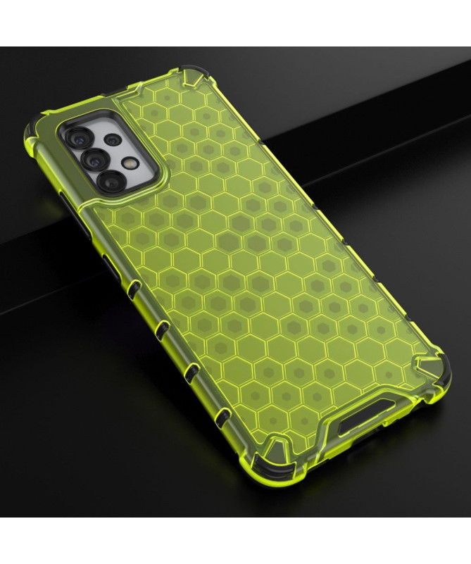 Coque Samsung Galaxy A32 4G Design Nid d'abeille à cordon