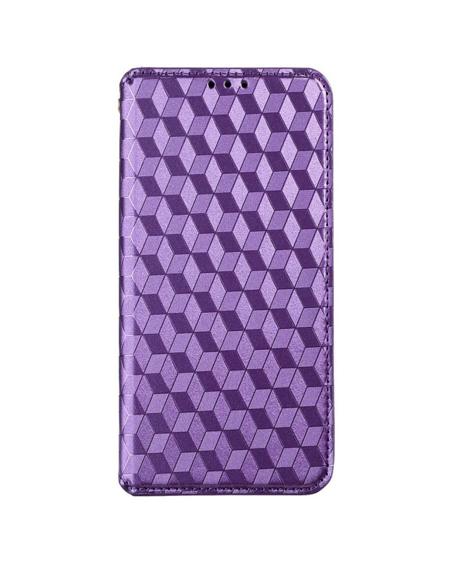 Housse Samsung Galaxy A22 5G flip cover design géométrie