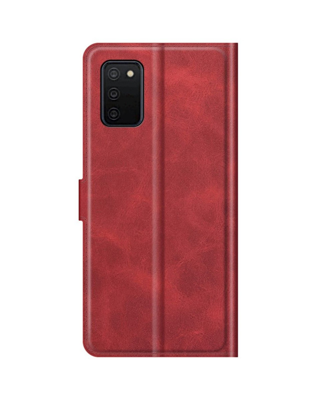 Housse Samsung Galaxy A03s portefeuille style cuir