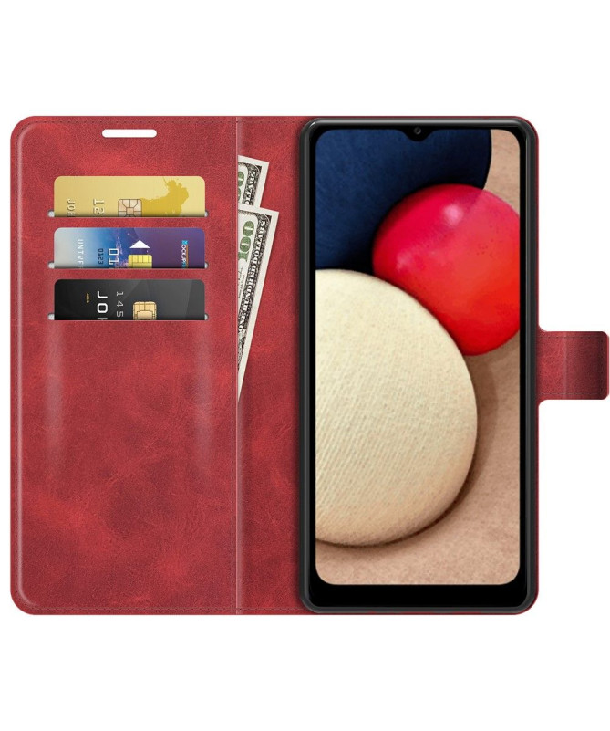 Housse Samsung Galaxy A03s portefeuille style cuir