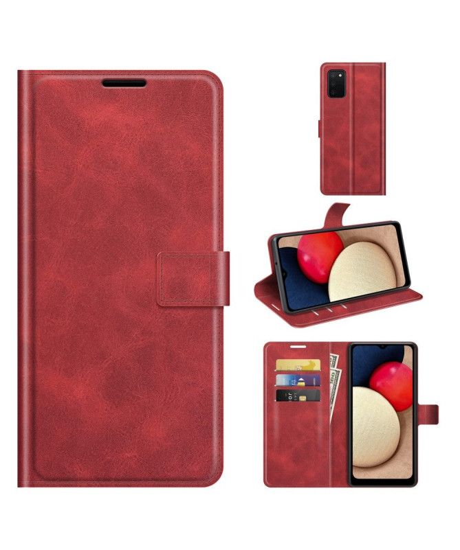 Housse Samsung Galaxy A03s portefeuille style cuir
