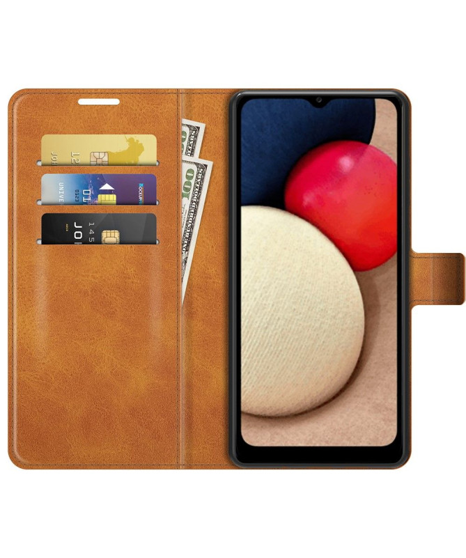 Housse Samsung Galaxy A03s portefeuille style cuir