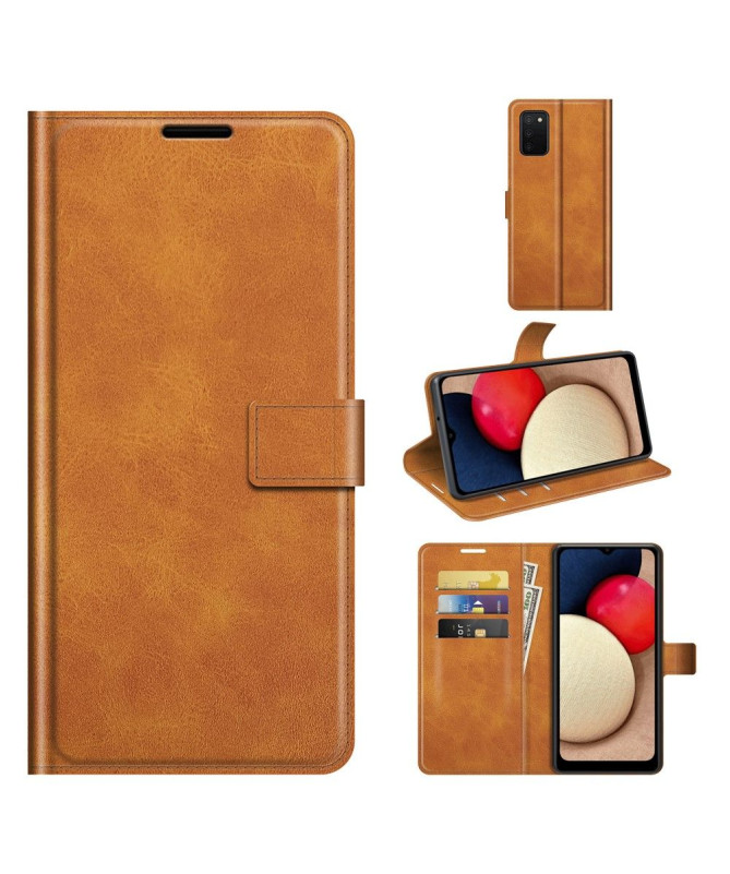 Housse Samsung Galaxy A03s portefeuille style cuir