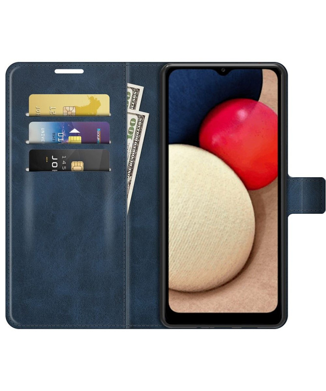 Housse Samsung Galaxy A03s portefeuille style cuir