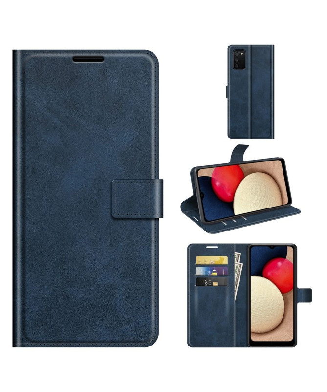 Housse Samsung Galaxy A03s portefeuille style cuir