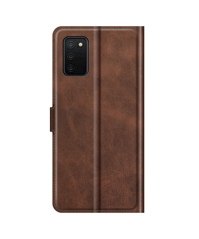 Housse Samsung Galaxy A03s portefeuille style cuir