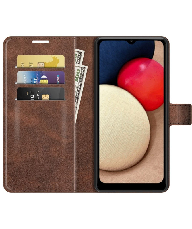 Housse Samsung Galaxy A03s portefeuille style cuir