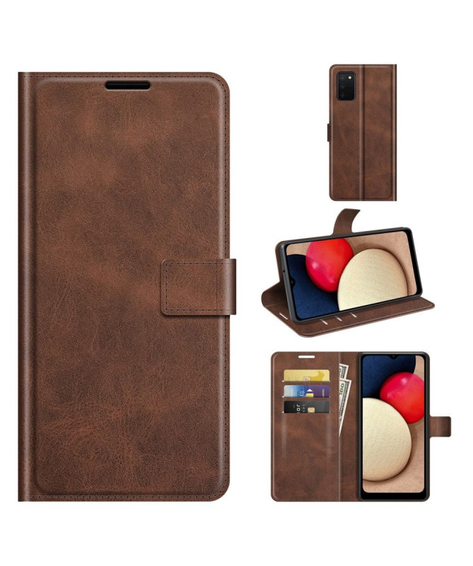 Housse Samsung Galaxy A03s portefeuille style cuir