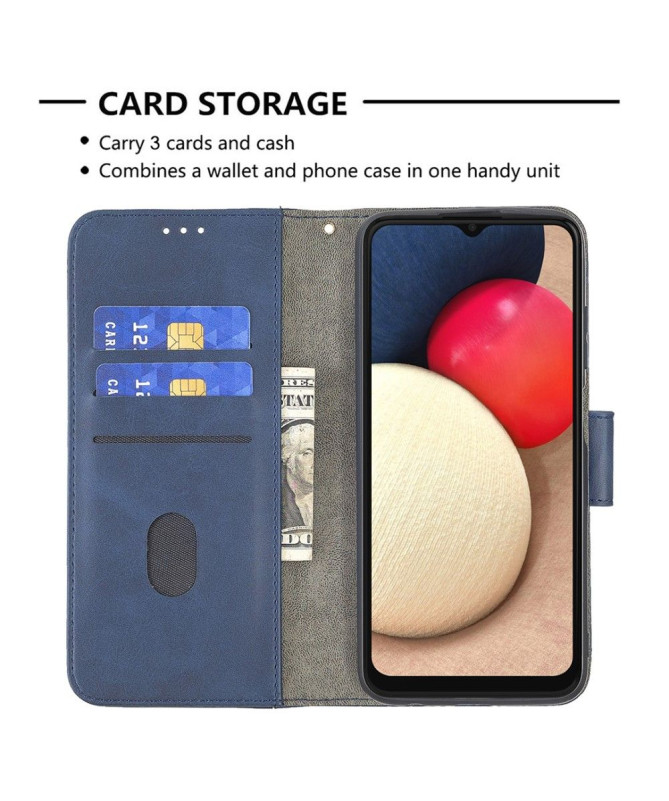 Housse Samsung Galaxy A03s Effet Cuir Aspect Croco