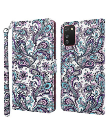 Housse Samsung Galaxy A03s paisley fleur