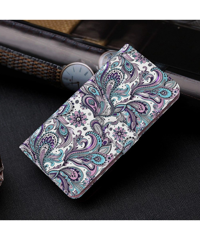 Housse Samsung Galaxy A03s paisley fleur