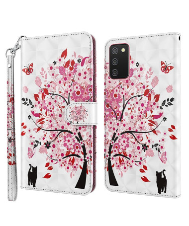 Housse Samsung Galaxy A03s Arbre à Fleurs