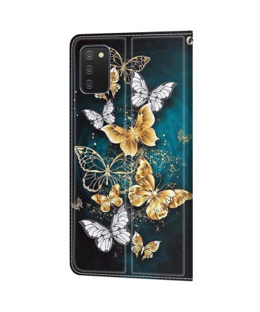 Housse Samsung Galaxy A03s Butterflies