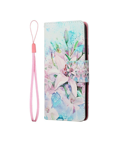 Housse Samsung Galaxy A03s Lily Fleur