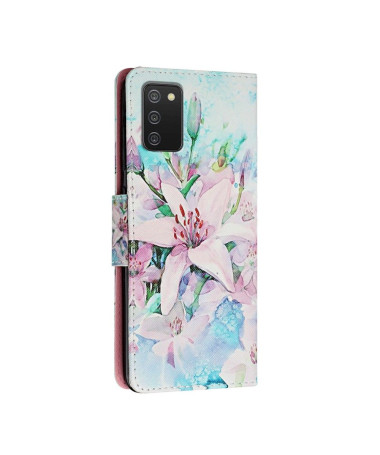 Housse Samsung Galaxy A03s Lily Fleur