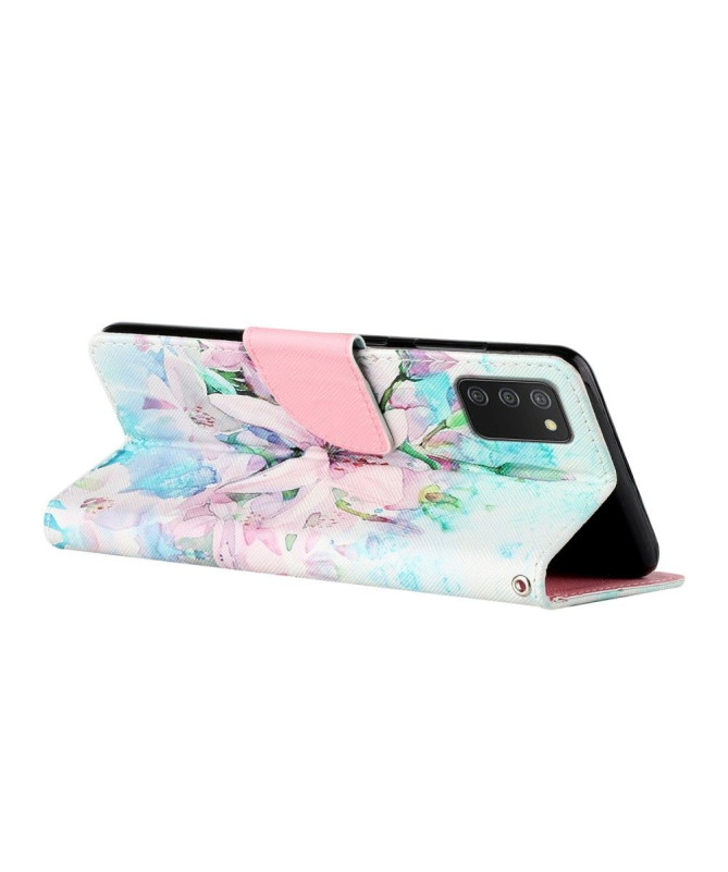 Housse Samsung Galaxy A03s Lily Fleur