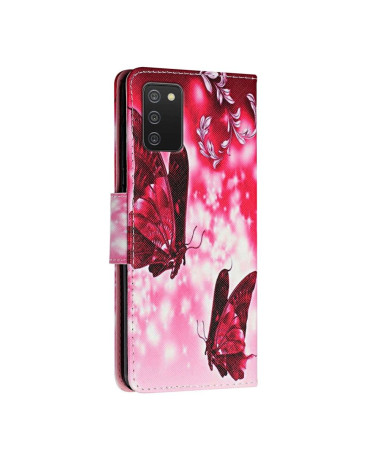 Housse Samsung Galaxy A03s Papillons Volants