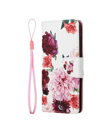 Housse Samsung Galaxy A03s Pivoine fleur