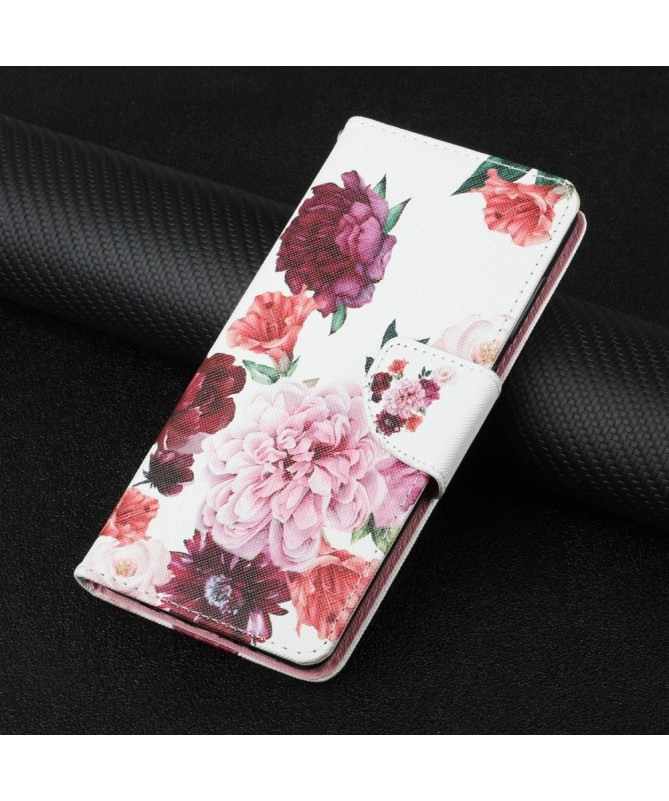 Housse Samsung Galaxy A03s Pivoine fleur
