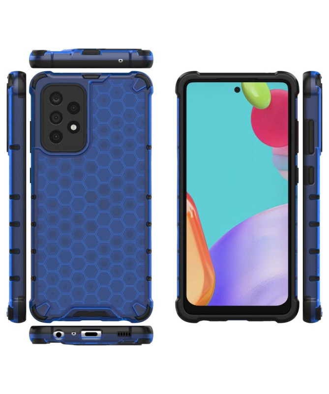 Coque Samsung Galaxy A52 5G, A52 4G Et A52s 5G à cordon Design Nid d'abeille