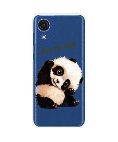 Coque Samsung Galaxy A03 Core Panda "Give me five"