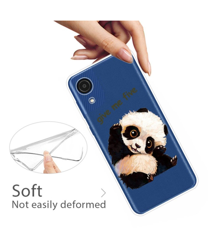 Coque Samsung Galaxy A03 Core Panda "Give me five"