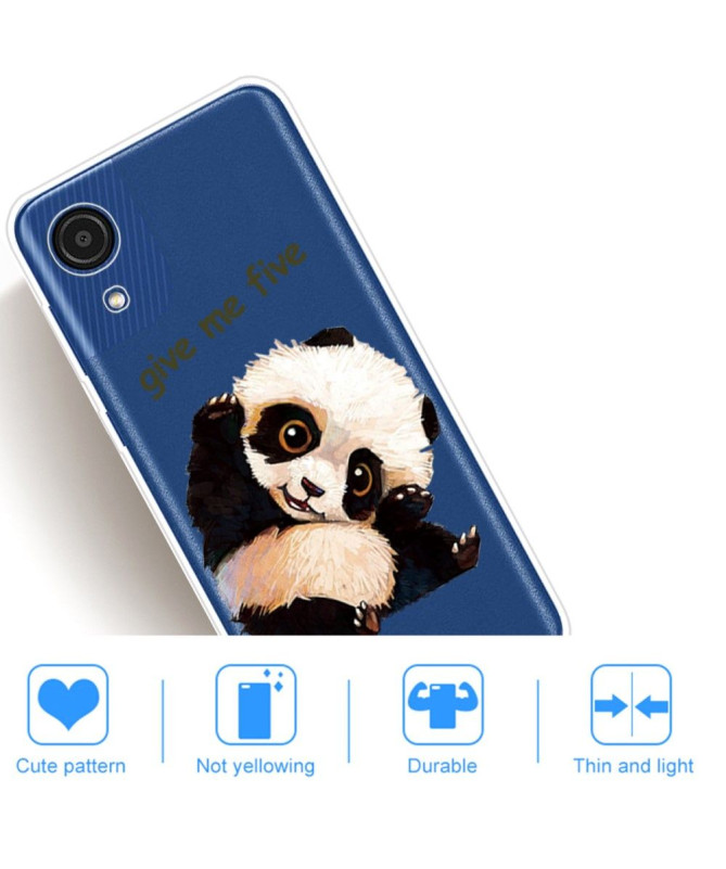 Coque Samsung Galaxy A03 Core Panda "Give me five"