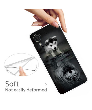 Coque Samsung Galaxy A03 Core Chien et Loup