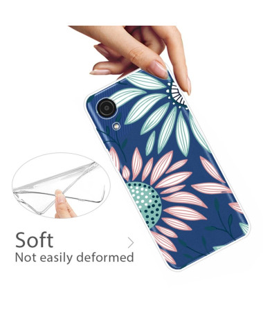 Coque Samsung Galaxy A03 Core Daisy fleurs