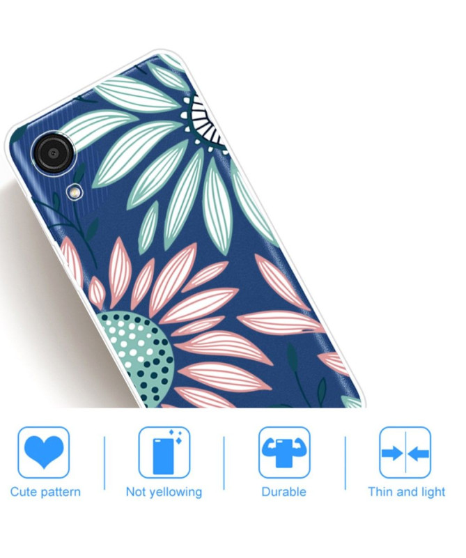 Coque Samsung Galaxy A03 Core Daisy fleurs