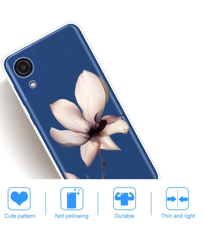 Coque Samsung Galaxy A03 Core fleur sauvage