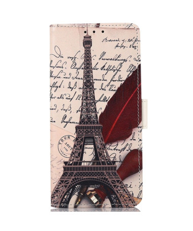 Housse Samsung Galaxy A03 Core Tour Eiffel et lettre