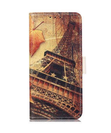 Housse Samsung Galaxy A03 Core Tour Eiffel en Automne