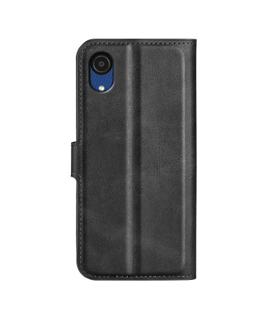 Housse portefeuille Samsung Galaxy A03 Core style cuir