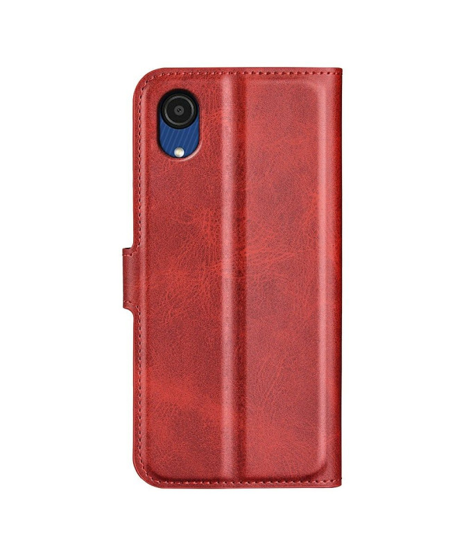 Housse portefeuille Samsung Galaxy A03 Core style cuir