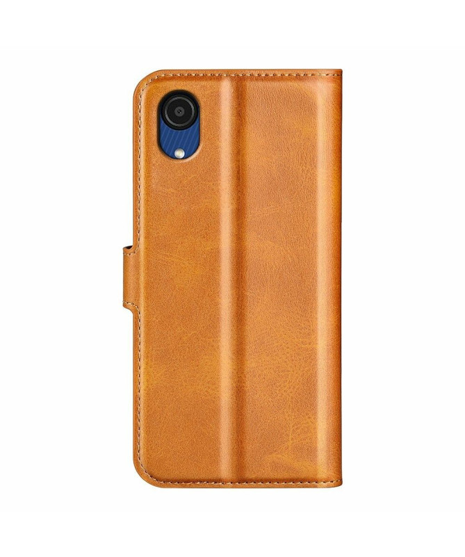 Housse portefeuille Samsung Galaxy A03 Core style cuir