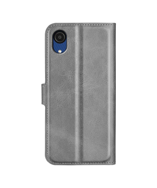 Housse portefeuille Samsung Galaxy A03 Core style cuir