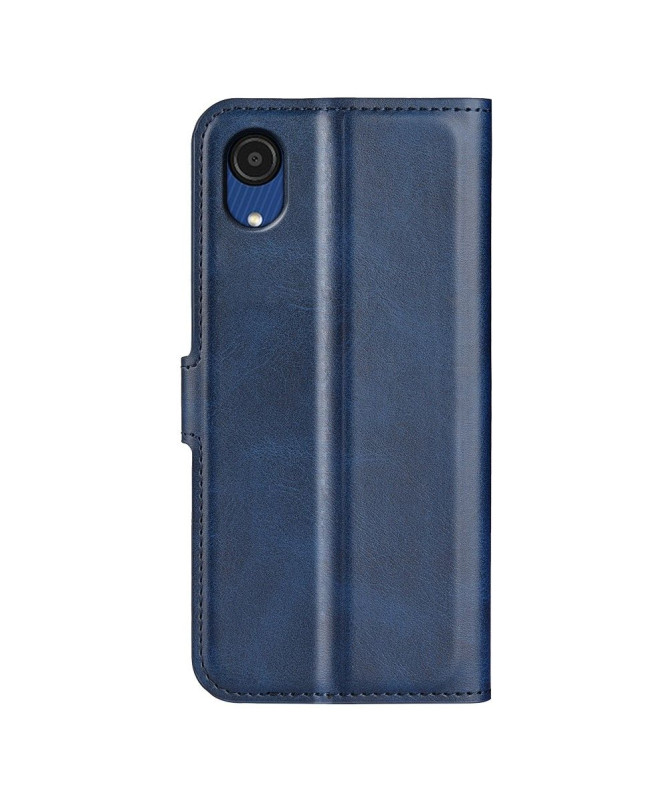 Housse portefeuille Samsung Galaxy A03 Core style cuir