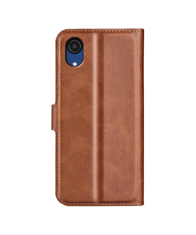 Housse portefeuille Samsung Galaxy A03 Core style cuir